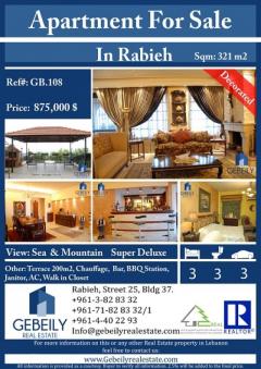 Apartment / Flat Rabieh Rabieh