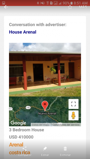 three houses and two apartments Arenal