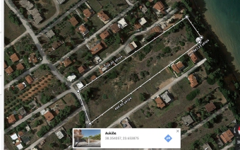 Plot of land AVLIDA BEACH CHALKIDA Avlida Beach Chalkida