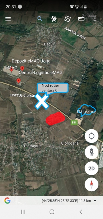 Plot of land Ciorogarla Ciorogarla
