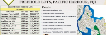 Plot of land Pacific harbour Pacific Harbour